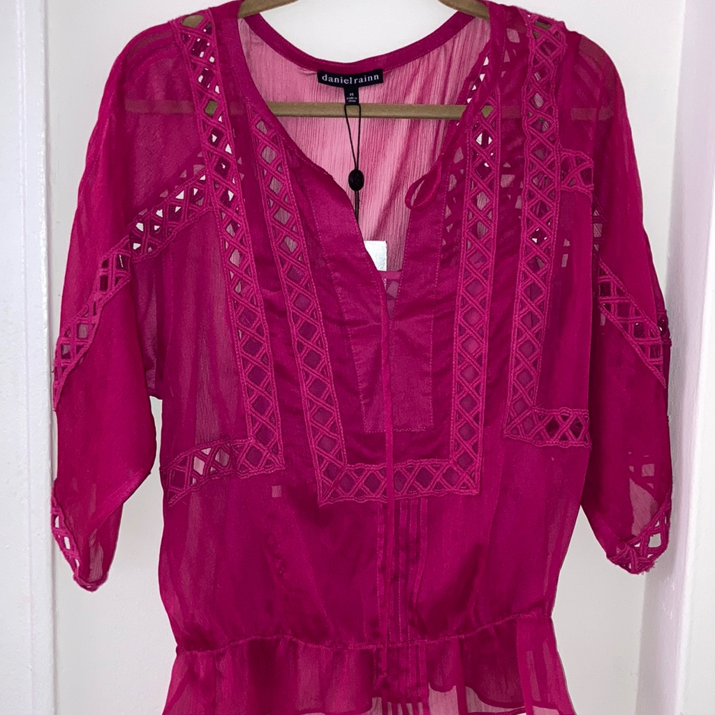 Beautiful New Bright Blouse With Tickets
